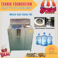 Mesin Sikat Galon Otomatis Stainless Steel | Mesin Sikat Pembersij