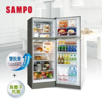 SAMPO聲寶 250L 1級變頻2門電冰箱 SR-A25D(G) 星辰灰含基本安裝+舊機回收