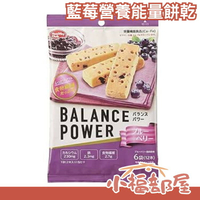 日本【藍莓 12入x5組】Balance Power 營養能量餅乾 能量棒 食物纖維 運動健身零食隨身包【小福部屋】
