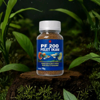 PF 200 Pelet Ikan - Pakan Bernutrisi Untuk Ikan Hias & Konsumsi