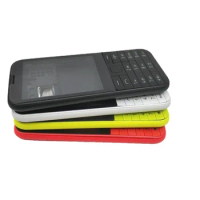 New Full Phone Housing For Nokia 225 Asha N225 Cover Case + English Or Russian Or Hebrew Keypad