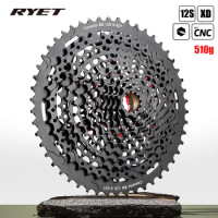 RYET Mountain Bike 12 Speed Ultralight 9-50T Cassette MTB XD 12s Cassette for XD BICYCLE FREEWHEEL Xdr Cassette 12 Speed