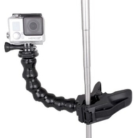 Flex Clamp Arm Mount With Adjustable Gooseneck Flexible Clip Bracket Holder For GoPro Hero 12 11 10 9 8 7 for GoPro Accessories