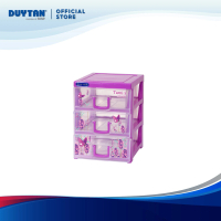 Tủ Tomi-S 3 ngăn, tủ nhựa để bàn nhựa Duy Tân, ngăn nhỏ gọn, tiện lợi