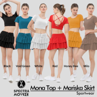 Rok Celana MARISKA SKIRT Atasan MONA TOP (Dijual Terpisah) rok olahraga baju senam rok gym zumba Spo
