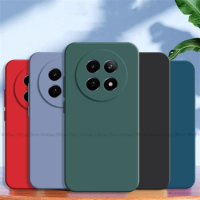 For Realme 12X Case For Realme 12X 12 Pro Plus 5G Cover Case Original TPU Shockproof Liquid Silicone Protective Phone Back Cover