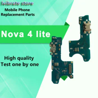 New For Huawei Nova 4 lite USB Charger board Port Flex Cable cover Nova4 lite Nova4lite Dock Connector Charging Port board parts