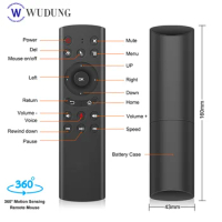 G20S For Android TV 2.4G Wireless Voice Remote Control Mini Smart Kyeboard Sensing Air Mouse Google Microphone with IR Learning