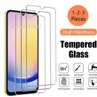 Tempered Glass On FOR Samsung Galaxy A15 4G 5G GalaxyA15 A34 A24 GalaxyA34 Screen Protective Protector Phone Cover Film