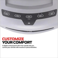 Portable Air Conditioner, 500 CFM Indoor Outdoor Portable Evaporative Cooler, Fan, &amp; Humidifier with Remote Control Gray