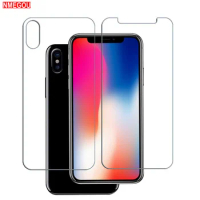 Front &amp; Back Tempered Glass Screen Protector for Apple IPhone X Iphonex 5.8 Screenprotector for IPhone 10 Glass Protective Film
