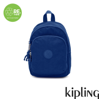Kipling 夏日靛青藍休閒小後背包-NEW DELIA COMPACT