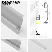 2m/pcs Laminate Floor Material Skirting Boards Building Foot Line Extrusion Aluminum Profiles