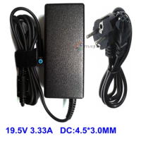 Laptop Power Supply Charger For HP Pavilion 19.5V 3.33A 4.5x3.0mm with pin 65W Replacement AC Adapter With AC Cable