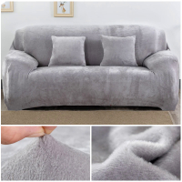 Mewah Sofa Cover Stretch satu warna tebal Slipcover Sofa meliputi untuk ruang tamu haiwan peliharaan kerusi Cover kusyen Cover Sofa tuala 1PC