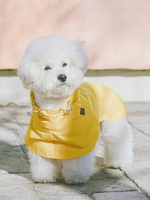 Sniff寵物狗狗小黃鴨黃色連帽披肩雨衣比熊中小型犬夏季可愛雨衣