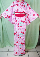 【震撼精品百貨】Hello Kitty 凱蒂貓 和服 粉草莓 震撼日式精品百貨