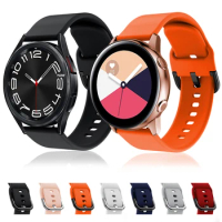 22mm 20mm Silicone Band For Samsung Galaxy Watch 6 4 5 Pro 3 44mm 40mm Classic 42/46/43/47mm Strap For Samsung Gear S3 Watchband