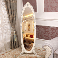 歐式全身鏡簡約落地臥室雕花特價客廳家用少女試衣鏡網紅穿衣鏡子