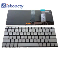 Silver US Backlit Keyboard For HP Spectre 13t-v000 13t-v100 13-v000 13-v100