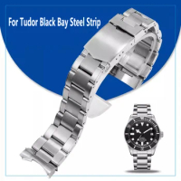 904 Stainless Steel Watchband For Tudor Black Bay 79230 79730 Heritage Chrono Watch Strap Wrist Bracelet No Rivet Bracelet 22mm