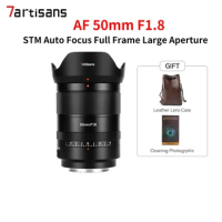 7artisans 50mm F1.8 Full Frame Large Aperture STM Auto Focus Camera Lens For Sony E ZVE10 6400 A7C II A7R II A7SII A7R
