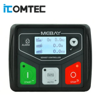 Mebay DC30T Genset Controller Module Small Diesel genset Controller Panel USB programmable PC Connection
