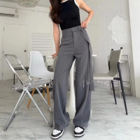 Obi Pants Celana Wanita Panjang Formal Kerja Kantor Kulot Loose Pants Highwaist Anti Kusut Trousers