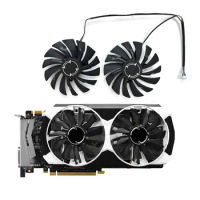 2 fans brand new for MSI GeForce GTX960 970 980 980ti OC graphics card replacement fan PLD09210B12HH