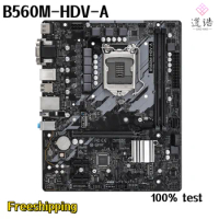 For ASROCK B560M-HDV-A Motherboard 64GB HDMI PCI-E4.0 M.2 LGA 1200 DDR4 Micro ATX B560 Mainboard 100