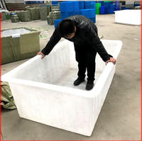 四方大容量塑料桶牛筋大號長方形儲水箱特大號養魚正方形加厚方桶