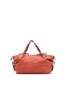 Gucci 二手 Gucci 中型竹節皮革托特包