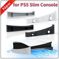 for PS5 Slim Console Holder PS5 Horizontal Bracket Stand Base Stand for Playstation 5 Slim Disc/Digital Editions Accessories