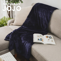 NATURALLY JOJO法蘭毯/空調毯  (深藍-150x200cm)