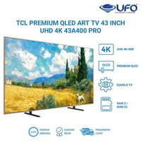 TCL 43A400 PRO NXTVISION TV Premium QLED Smart GoogleTV 43 Inch UHD 4K - Art Galery Collection - Art