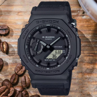 【CASIO 卡西歐】G-SHOCK 農家橡樹 藍牙連線 太陽能 八角雙顯腕錶 禮物推薦 畢業禮物(GA-B2100CT-1A5)