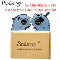 Padarsey Laptop CPU+GPU Cooling Fan for ASUS ROG Strix G15 G512 G531G G531GT G531GU G531GD G531GW Series Laptop DC5VG15