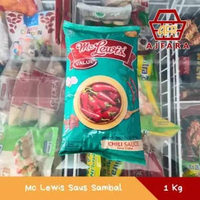 Mc Lewis Saus Sambal 1 Kg/Mc Lewis Saus Tomat 1 Kg Saus Sambal 1Kg