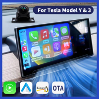 Model Y Front Display Carplay Speedometer Head Up Air Vent Camera HUD Instrument Cluster Tesla 3 F9 Driver Dashboard RWD Screen