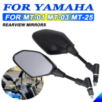 For YAMAHA MT-01 MT01 MT03 MT-10 MT25 MT 03 01 25 MT10 2005 - 2023 New Motorcycle Accessories Rearview Mirrors Side Mirror