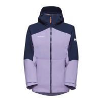 【Mammut 長毛象】Convey Tour HS Hooded Jacket AF GTX防水連帽外套 女款 星系紫/海洋藍 #1010-28801