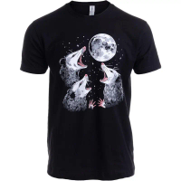 T-Shirt Three Possum Moon – T-Shirt Meme Opossum yang Lucu
