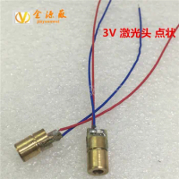 （5pcs）3V/5V laser head Laser diode point-like copper semiconductor laser tube 6MM outer diameter in stock