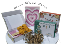 Hampers Hijab Voal Motif Umama SYAR'I / Umama SYARI POLOS+Motif FREE TUSPIN / Jilbab Kerudung Segi E