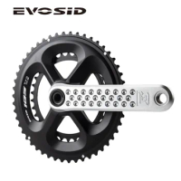 EVOSID Road Bike Crankset 105 Ultralight Hollow Tech Crank GXP 50-34T Double Chainring 165 170mm With Bracket CNC Crankset