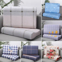 Pillowcase Latex Pillow Covers Memory Cotton Pillow Cover Soft Zippered Simple Printed Sleeping Pillows Protector Slip Bedding