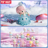POP MART Sweet Bean x INSTINCTOY Sweet Together Series Mystery Box 1PC/12PCS Blind Box Action Figure Cute Toy