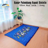 RumahKasur Kasur Palembang 120 X 190 Cm Kapuk Sintetis Muat Untuk 1 Orang Kasur Lantai Lipat Matras 