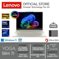 Lenovo Yoga Slim 7i Ultra 5 226V 512GB SSD 16GB WUXGA OLED 100%sRGB Win11+OHS