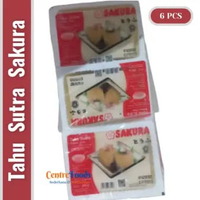 Tahu Tofu Sutra Silken Kotak Merah Sakura Segar - Tahu Sutra Silken Jepang Japanese Tofu SAKURA Fres